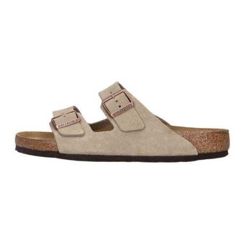 Heren Arizona Sue Slippers Birkenstock , Beige , Heren