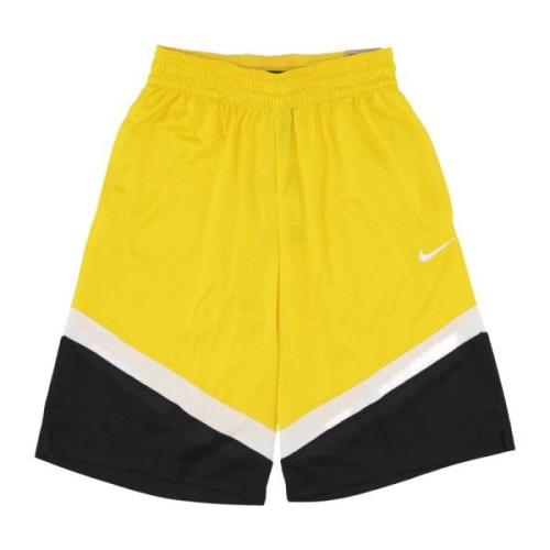 Basketbalshorts Geel/Zwart/Wit Nike , Yellow , Heren