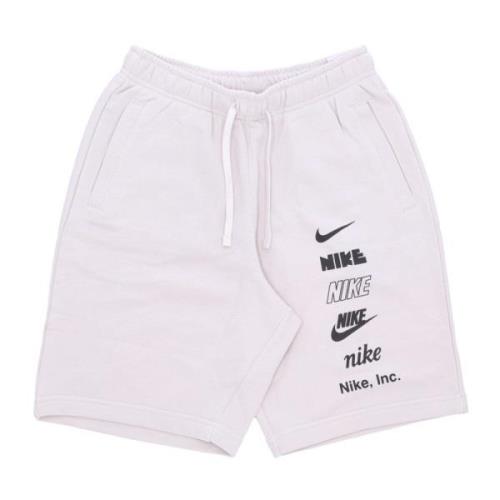 Club+ French Terry Short Phantom Nike , White , Heren