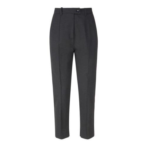 Trident Grijze Broek met Welt Zakken Pinko , Gray , Dames