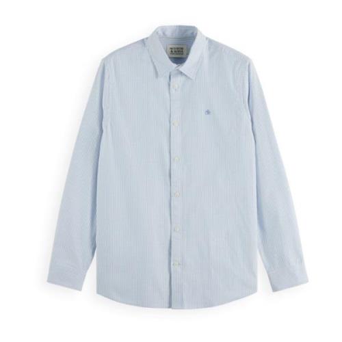 Klassiek Oxford Overhemd Scotch & Soda , Blue , Heren