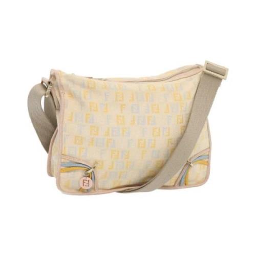 Pre-owned Canvas fendi-bags Fendi Vintage , Beige , Dames