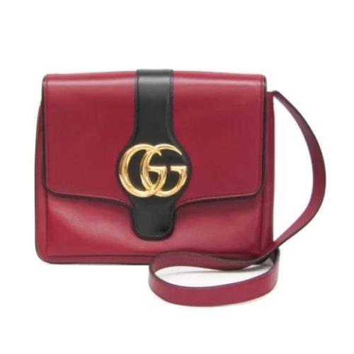 Pre-owned Leather shoulder-bags Gucci Vintage , Red , Dames