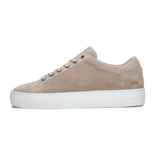 Taupe Lage Sneaker Jagger Pure Nubikk , Beige , Heren