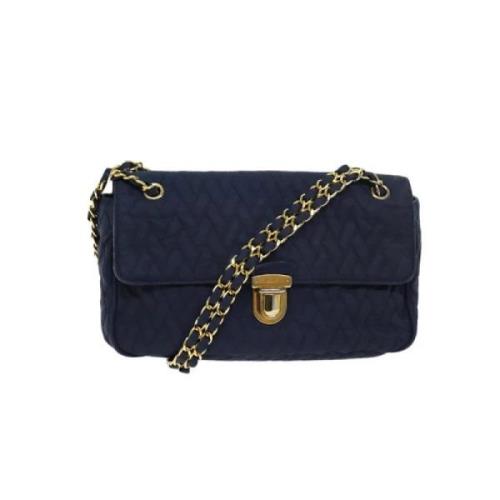 Pre-owned Nylon prada-bags Prada Vintage , Blue , Dames