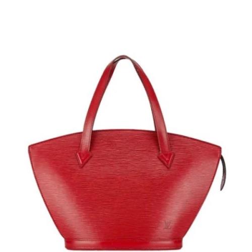 Pre-owned Leather shoulder-bags Louis Vuitton Vintage , Red , Dames