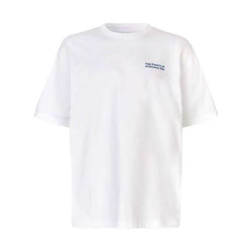 Biologisch Katoen Poetry Tee Samsøe Samsøe , White , Heren