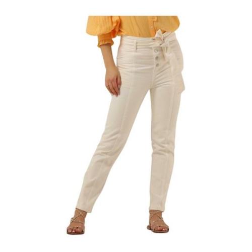 Slim Fit Gekleurde Jeans Circle of Trust , White , Dames