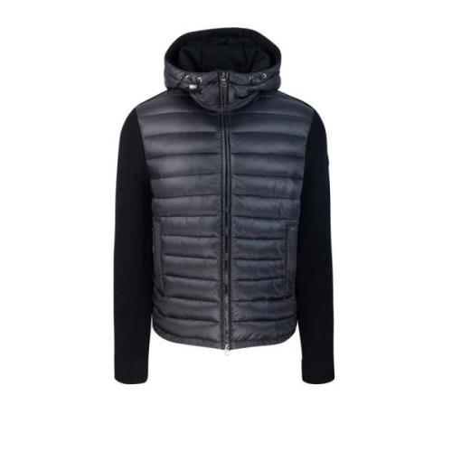 Gewatteerde Hoodiejas Zwart Colmar , Black , Heren