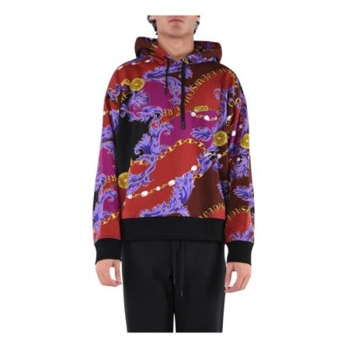 Gedrukte Sjaal Hoodie Versace Jeans Couture , Multicolor , Heren