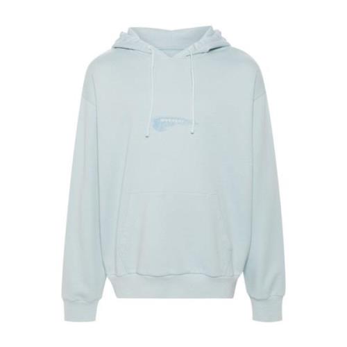 Blauwe Wings Logo Hoodie Givenchy , Blue , Heren