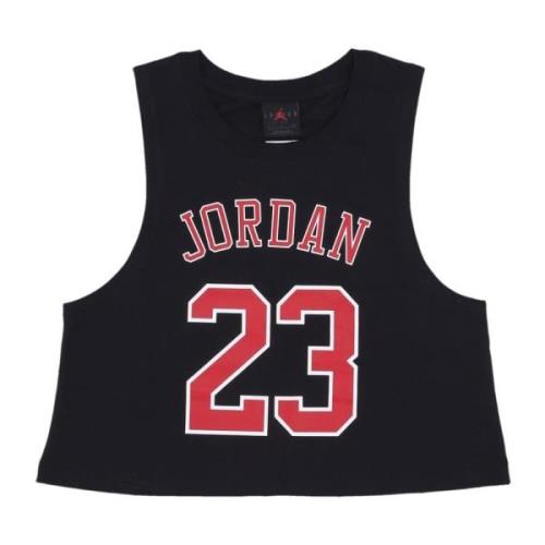 Heritage Tank Top Zwart/Wit Jordan , Black , Dames