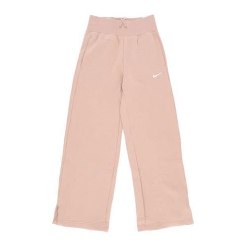 Fleece Wide-leg Sportswear Broek Nike , Pink , Dames