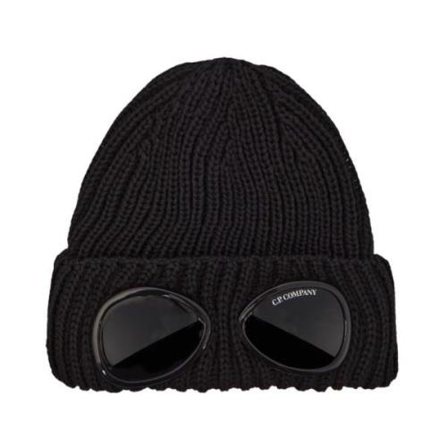 Goggle Beanie C.p. Company , Black , Heren