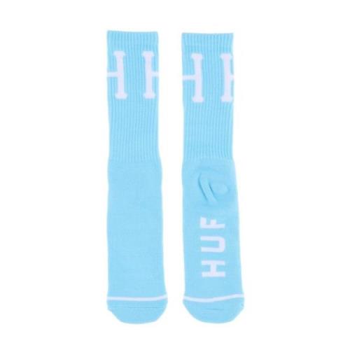 Geborduurde Logo Sokken HUF , Blue , Unisex