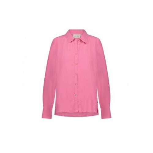 Roze Hart Knoop Blouse Fabienne Chapot , Pink , Dames