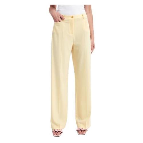 Gele Polyester Jeans & Broek Patrizia Pepe , Yellow , Dames