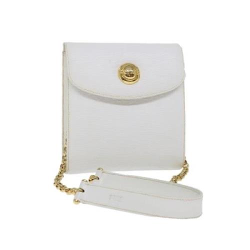 Pre-owned Leather shoulder-bags Chloé Pre-owned , White , Dames