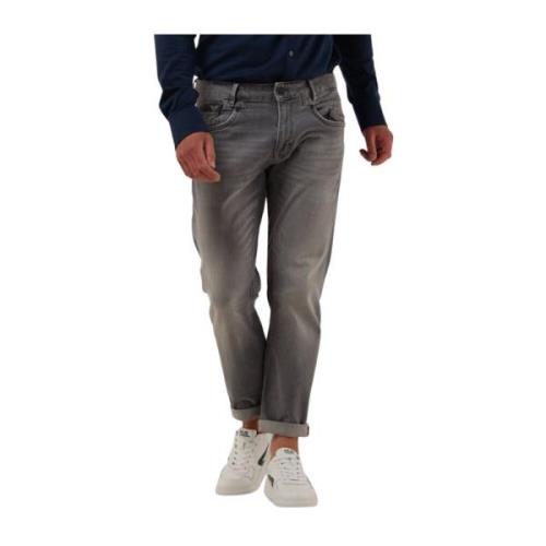 Grijze Denim Slim Fit Jeans Commander PME Legend , Gray , Heren