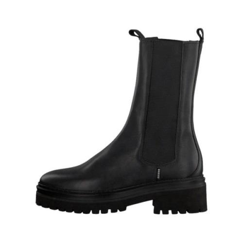 Zwarte Chelsea Boots Fae Adams Nubikk , Black , Dames