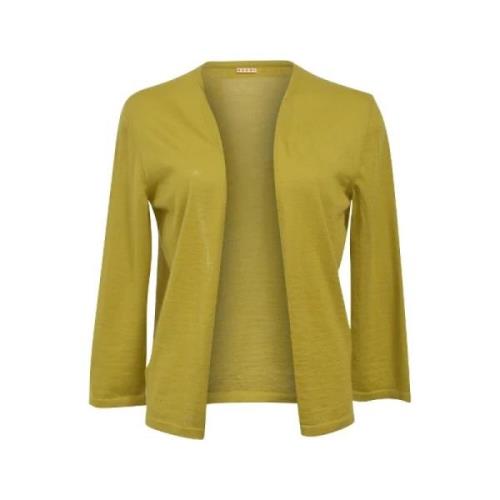 Pre-owned Wool tops Marni Pre-owned , Yellow , Dames