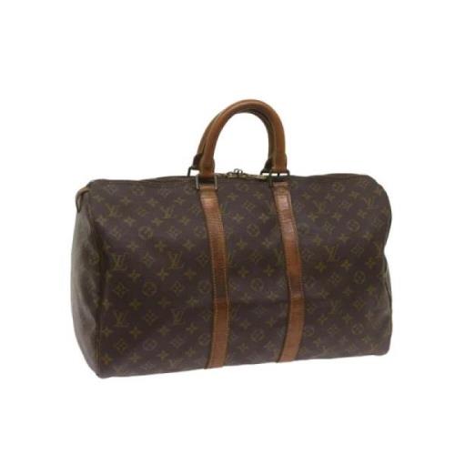 Pre-owned Canvas louis-vuitton-bags Louis Vuitton Vintage , Brown , Da...