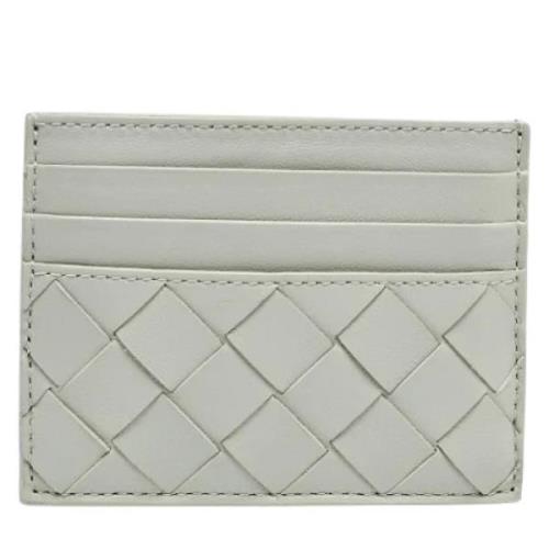 Pre-owned Leather wallets Bottega Veneta Vintage , Gray , Dames