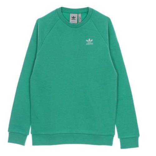 Groene Sweatshirt met Logo Adidas , Green , Heren