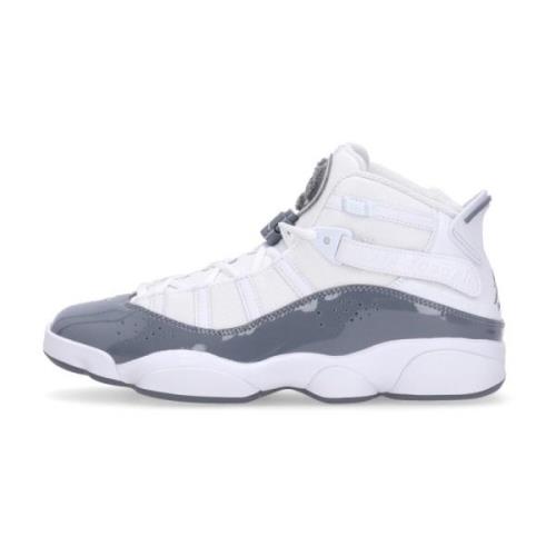 Hoge Top Sneaker Wit/Grijs Herenschoen Jordan , White , Heren