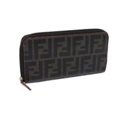 Pre-owned Canvas wallets Fendi Vintage , Black , Dames