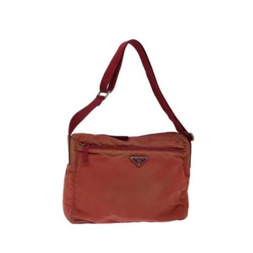 Pre-owned Nylon prada-bags Prada Vintage , Red , Dames