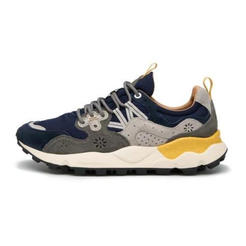 Suede and technical fabric sneakers Yamano 3 MAN Flower Mountain , Mul...