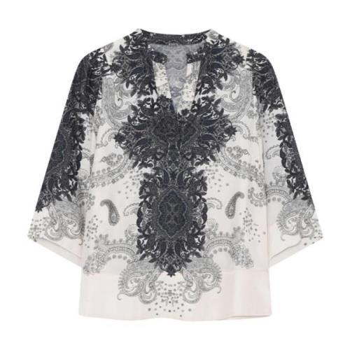 Neomi Shirt met Elegant Print Gustav , Gray , Dames