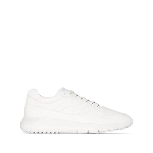 Interactieve Sneaker in Wit Kalf Hogan , White , Heren