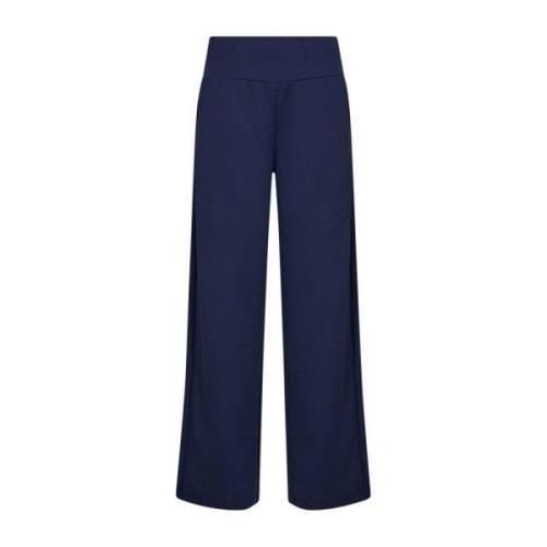 Klassieke Wijde Pijp Broek Blauw Soyaconcept , Blue , Dames