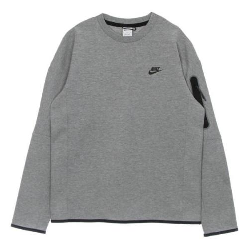 Tech Fleece Crewneck Sweatshirt Nike , Gray , Heren