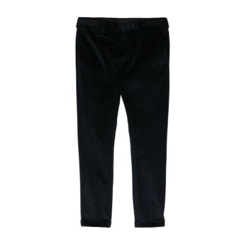 Blauwe Corduroy Broek Taps Toelopende Pijp Paul Smith , Blue , Heren