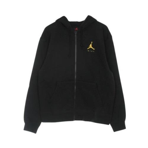 Jumpman Fleece Full-zip Hoodie Zwart Jordan , Black , Heren