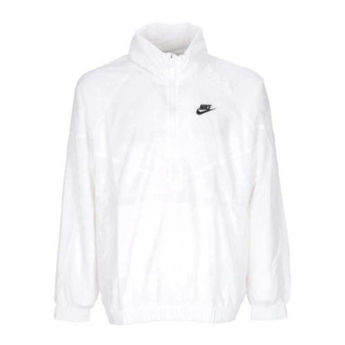 Windbreaker Anorak Jas Wit/Zwart Nike , White , Heren