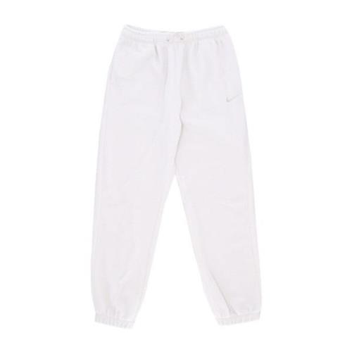 Pluche Fleece Jogger Sportbroek Nike , White , Dames