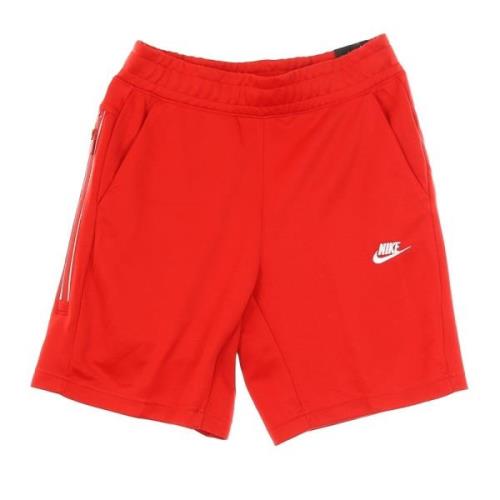 Heren Sportkleding Gebreide Shorts Rood/Wit Nike , Red , Heren