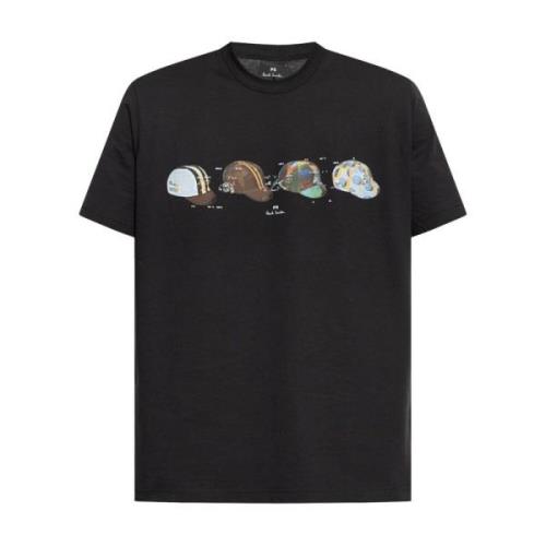 Zwarte T-shirts en Polos Paul Smith , Black , Heren