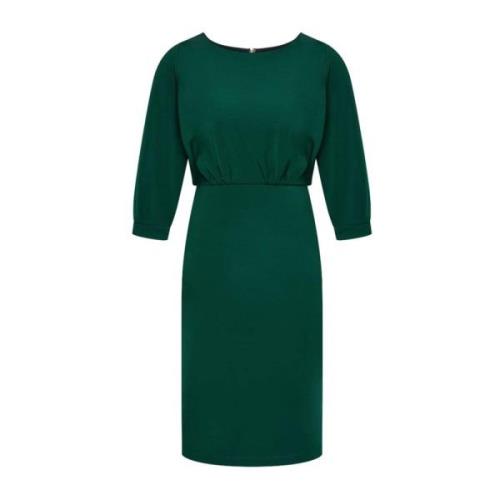 Neopreen Korte Mouw Jurk Pinko , Green , Dames