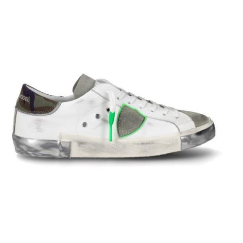 Retro Street Sneaker met Neon Accents Philippe Model , Multicolor , He...