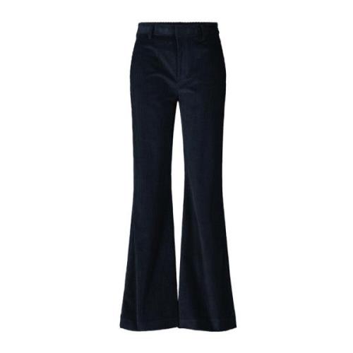 Wide Trousers Dondup , Blue , Dames