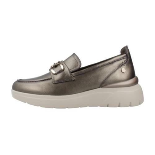 Stijlvolle Loafers voor Vrouwen Carmela , Gray , Dames