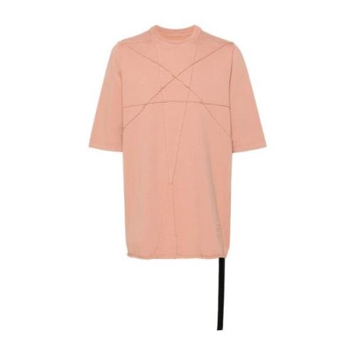 Roze T-shirts en Polos met Achternaad Detail Rick Owens , Pink , Heren