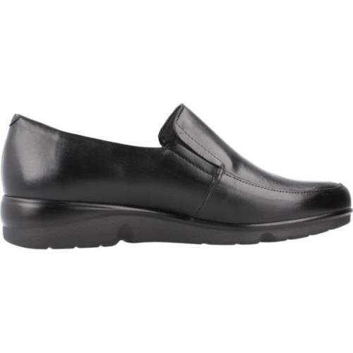 Basis Loafers Pitillos , Black , Dames