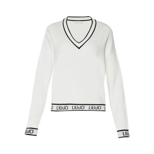 Witte Trui Moderne Chic Stijl Liu Jo , White , Dames