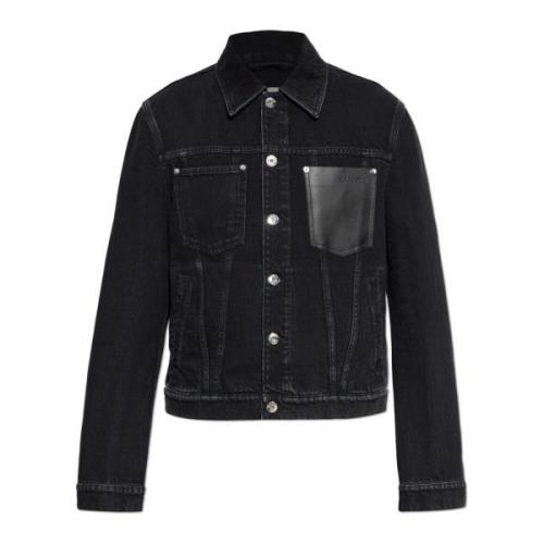 Denim jas Lanvin , Black , Heren